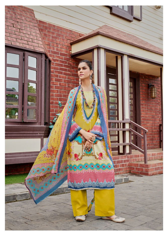 AZA VOL4 Pakistani Cotton Suits Catalog